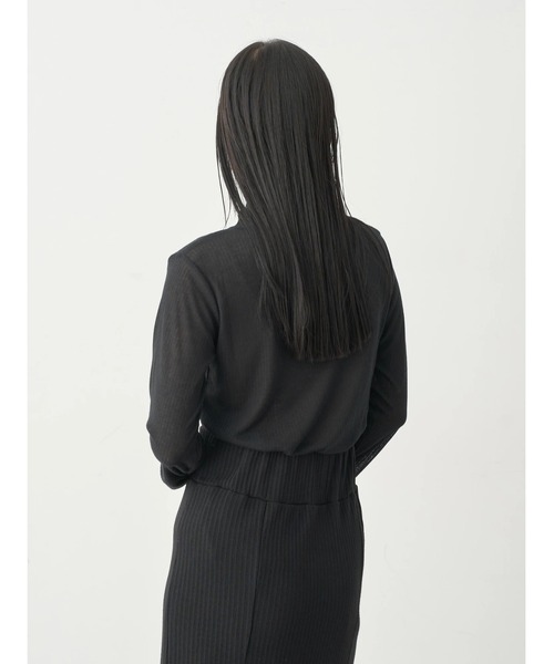 earth music&ecology（アースミュージックアンドエコロジー）の「シアータートルネックプルオーバー（Tシャツ/カットソー・レディース・ラベンダー/ベージュ/グリーン系その他3/サーモンピンク/オフホワイト/ブラック・M/S）」の13枚目の写真