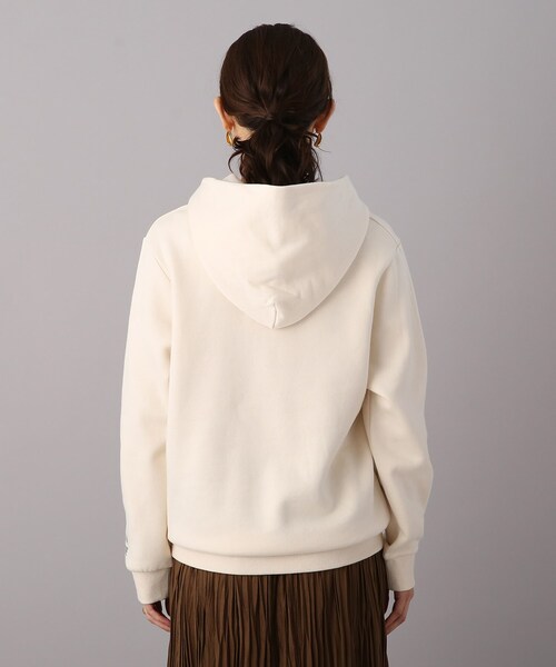 UNTITLED（アンタイトル）の「◆【WORLD for the World】ロゴプリントパーカー（パーカー・レディース・ブラック/チャコールグレー/ナチュラル・04/02/00）」の9枚目の写真