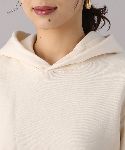 UNTITLED（アンタイトル）の「◆【WORLD for the World】ロゴプリントパーカー（パーカー・レディース・ブラック/チャコールグレー/ナチュラル・04/02/00）」の10枚目の写真