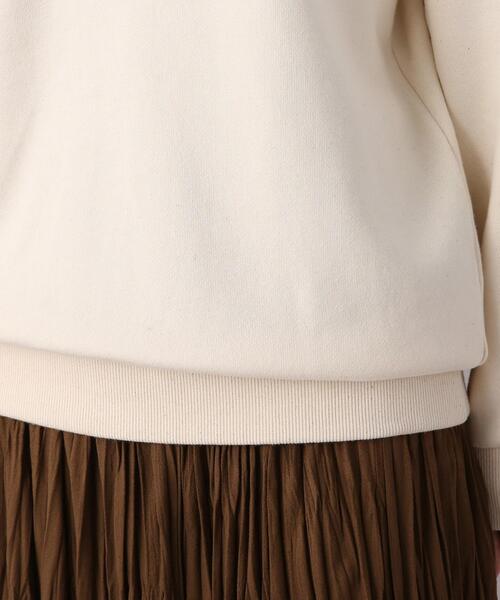 UNTITLED（アンタイトル）の「◆【WORLD for the World】ロゴプリントパーカー（パーカー・レディース・ブラック/チャコールグレー/ナチュラル・04/02/00）」の12枚目の写真