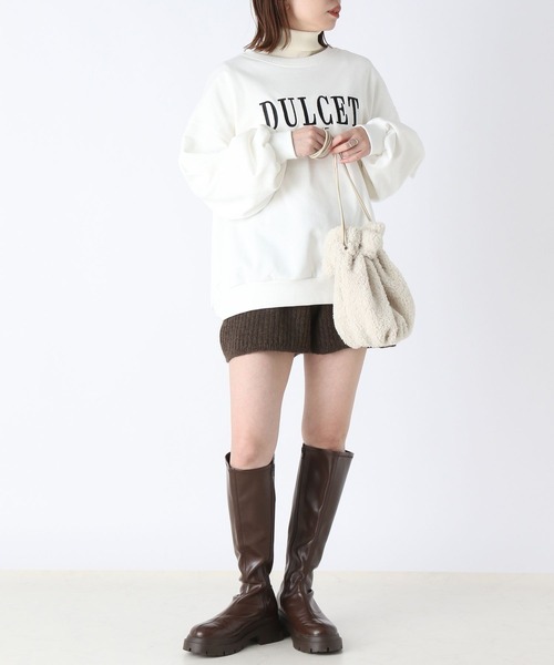 Heather（ヘザー）の「起毛ニットリブショートパンツ　179471（その他パンツ・レディース・ブラウン/アイボリー/グレー・FREE）」の16枚目の写真