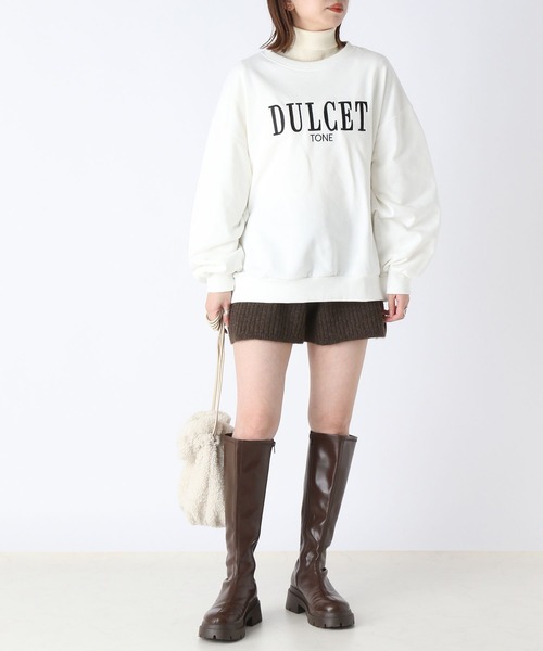 Heather（ヘザー）の「起毛ニットリブショートパンツ　179471（その他パンツ・レディース・ブラウン/アイボリー/グレー・FREE）」の14枚目の写真