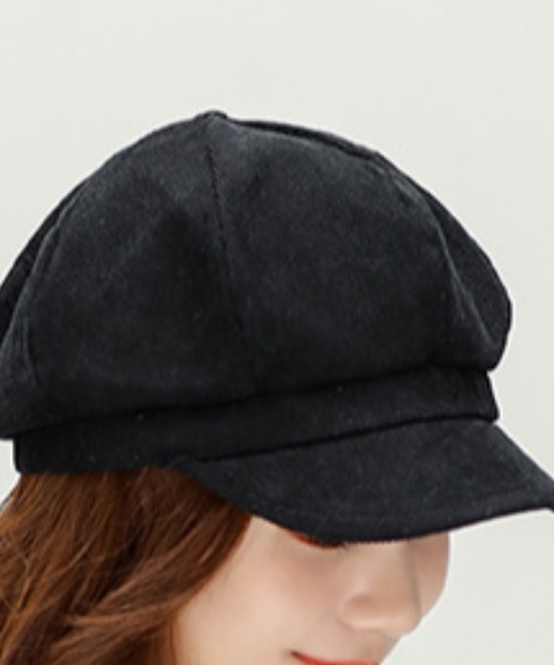 gossip！ロサンゼルス（ゴシップロサンゼルス）の「コーデュロイ・キャスケット（キャスケット・レディース・ブラック・FREE）」の6枚目の写真