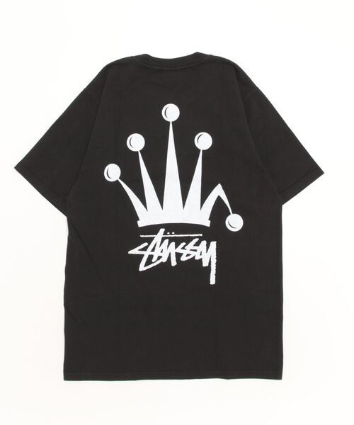 値下げ ステューシー Stussy ロゴ マーク SS 王冠 刺繍 スカジャン STUSSY(ステューシー) 00's crown skull Tシャツ 王冠 スカル