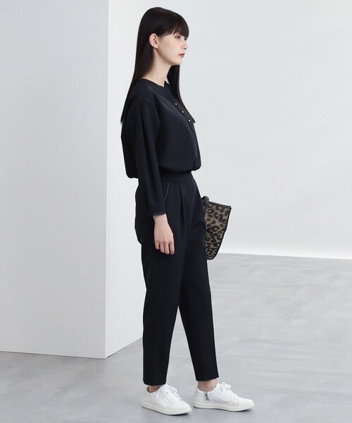 INDIVI(インディヴィ)の「◆【ウエストゴム/SETUP可能】プルオンテーパードパンツ(その他パンツ・レディース・ブラック/アイボリー系5/ネイビー・17/19/03/15 /12/36/40/38/13/05)」の21枚目の写真