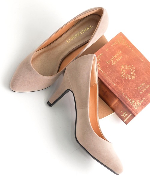 LibertyDoll（リバティードール）の「ポインテッドトゥ8cmピンヒールパンプス（パンプス・レディース・ホワイト系その他3/ブラック系その他5/グレー系その他/ベージュ系その他2/ホワイト/その他1/アイボリー/ゴールド/モスグリーン/イエロー系その他/ブルー系その他2/パープル/ブラック系その他6/ブラック系その他2/ブラック系その他4/グレイッシュベージュ/ピンクゴールド/ブラウン/キャメル/ゴールド系その他/ブラック系その他3/ベージュ/ブルー系その他/ブラック系その他7/ベージュ系その他3/ピンク/ブラウン系その他2/ピンクベージュ/ダークブラウン/シルバー系その他/グレー/ゼブラ/ブラウン系その他/グリーン系その他/レオパード/ワイン/ベージュ系その他/ブラック/オレンジ/マスタード/ネイビー/パイソン/ブラック系その他/ホワイト系その他2/ピンク系その他/チェック/サックスブルー/シルバー/レッド/その他/ライトブルー/ゴールド系その他2/その他2/ライトグリーン/ロイヤルブルー/ホワイト系その他/シルバー系その他2・M/LL/L/SS/XXS/4L/S/3L）」の20枚目の写真