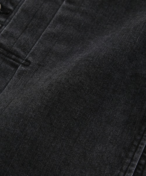 NANO universe（ナノユニバース）の「LB.03/アーバンストレッチデニムGジャン（デニムジャケット・メンズ・ネイビー/ブラック/ブルー・S/M/L）」の21枚目の写真