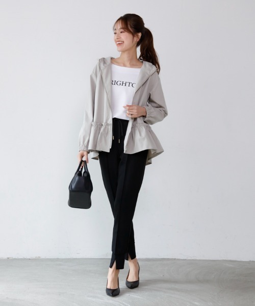 M.deux（エムドゥ）の「〇スリットジョガーパンツ〇（その他パンツ・レディース・ブラック/ブラウン・MEDIUM）」の5枚目の写真