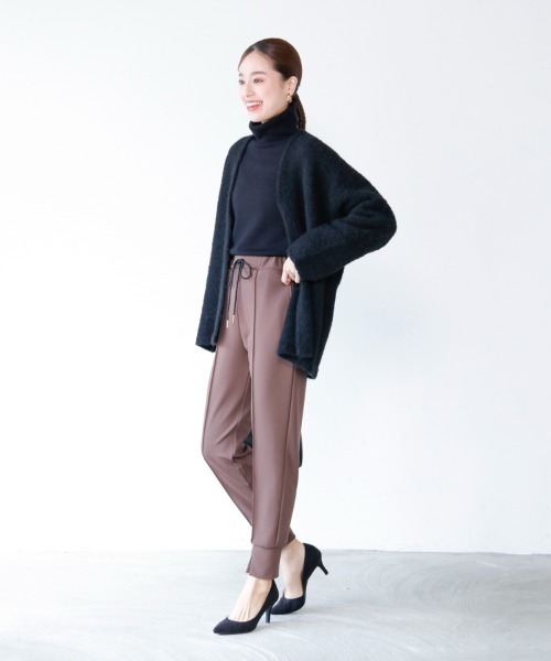 M.deux（エムドゥ）の「〇スリットジョガーパンツ〇（その他パンツ・レディース・ブラック/ブラウン・MEDIUM）」の6枚目の写真