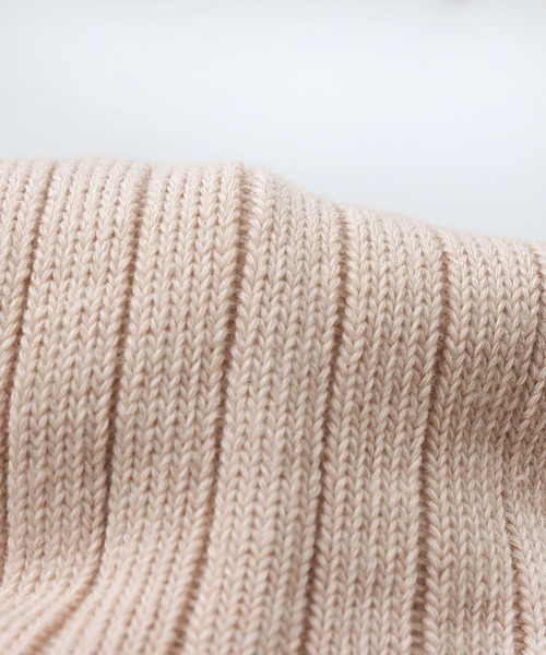 andme(アンドミー)の「エンブロイダリーロゴリブソックス(ソックス/靴下・レディース・ライム/ピンク/ホワイト/ベージュ/ブルー・23-25cm)」の17枚目の写真