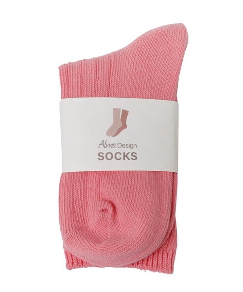 andme(アンドミー)の「エンブロイダリーロゴリブソックス(ソックス/靴下・レディース・ライム/ピンク/ホワイト/ベージュ/ブルー・23-25cm)」の20枚目の写真