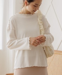 flower | ブロッサムボーダートップ(Tシャツ/カットソー)