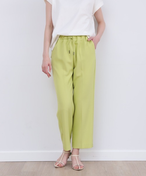 INED CLARO（イネドクラロ）の「カラーイージーパンツ（その他パンツ・レディース・オレンジ/イエロー/グリーン・フリー）」の2枚目の写真