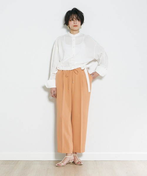 INED CLARO（イネドクラロ）の「カラーイージーパンツ（その他パンツ・レディース・オレンジ/イエロー/グリーン・フリー）」の5枚目の写真