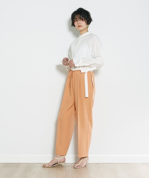 INED CLARO（イネドクラロ）の「カラーイージーパンツ（その他パンツ・レディース・オレンジ/イエロー/グリーン・フリー）」の7枚目の写真