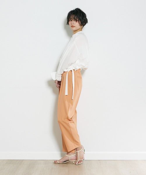 INED CLARO（イネドクラロ）の「カラーイージーパンツ（その他パンツ・レディース・オレンジ/イエロー/グリーン・フリー）」の8枚目の写真