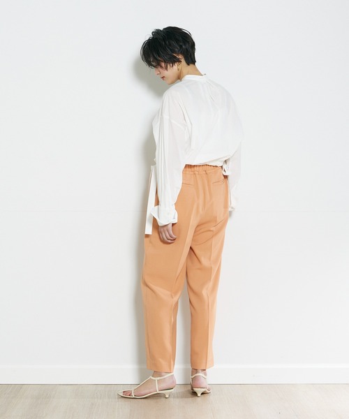 INED CLARO（イネドクラロ）の「カラーイージーパンツ（その他パンツ・レディース・オレンジ/イエロー/グリーン・フリー）」の9枚目の写真