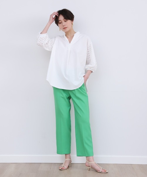 INED CLARO（イネドクラロ）の「カラーイージーパンツ（その他パンツ・レディース・オレンジ/イエロー/グリーン・フリー）」の18枚目の写真