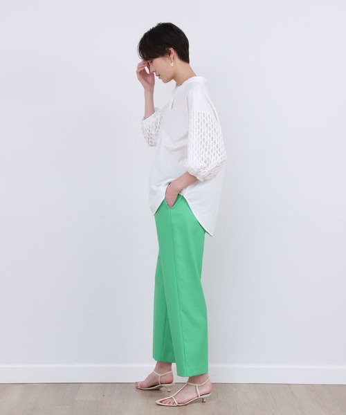 INED CLARO（イネドクラロ）の「カラーイージーパンツ（その他パンツ・レディース・オレンジ/イエロー/グリーン・フリー）」の19枚目の写真