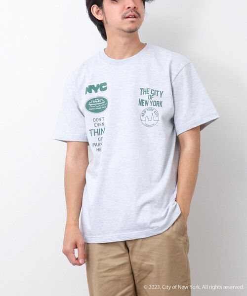 GOOD ROCK SPEED（グッドロックスピード）の「【Good Rock Speed/グッドロックスピード】 NYC 別注プリントTシャツ（Tシャツ/カットソー・メンズ・ライトグレー/ブラック/ホワイト・S/M/L）」の12枚目の写真