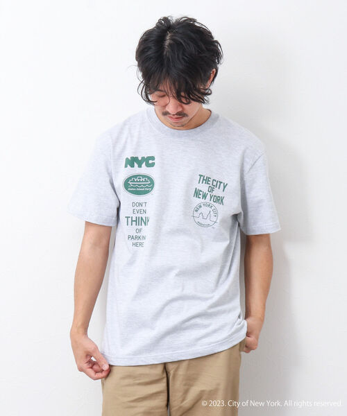 GOOD ROCK SPEED（グッドロックスピード）の「【Good Rock Speed/グッドロックスピード】 NYC 別注プリントTシャツ（Tシャツ/カットソー・メンズ・ライトグレー/ブラック/ホワイト・S/M/L）」の6枚目の写真