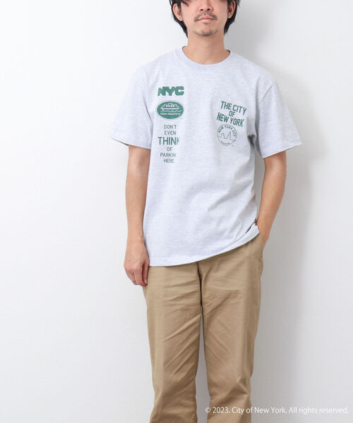 GOOD ROCK SPEED（グッドロックスピード）の「【Good Rock Speed/グッドロックスピード】 NYC 別注プリントTシャツ（Tシャツ/カットソー・メンズ・ライトグレー/ブラック/ホワイト・S/M/L）」の9枚目の写真