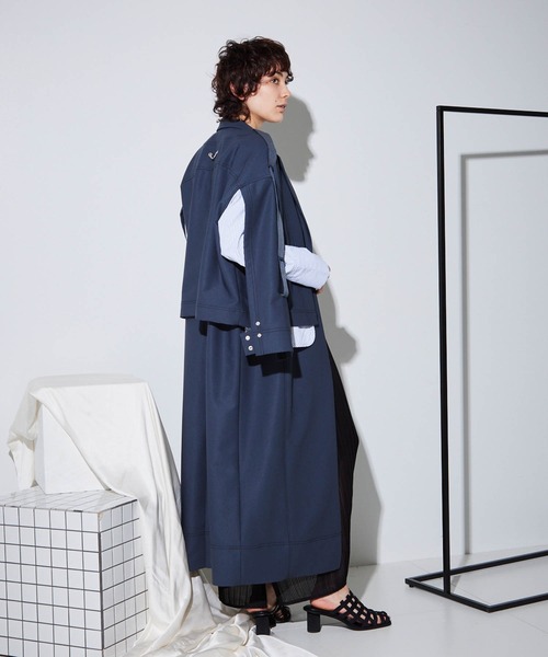 セール】Muti-way Layered Trench Coat | Multi-way レイヤード