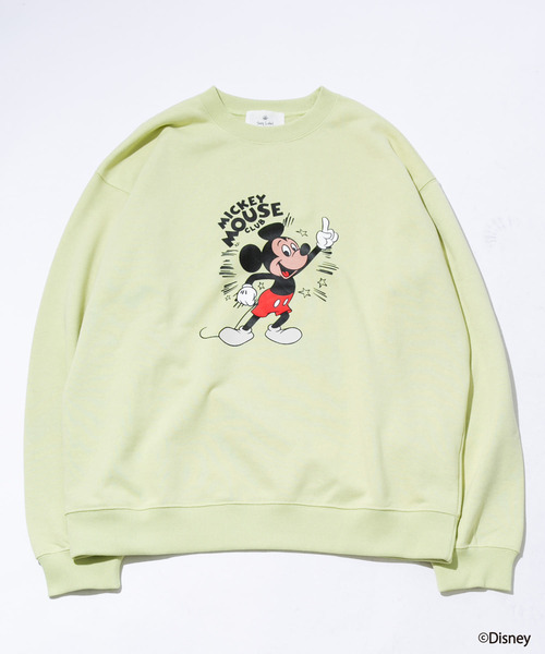 MICKEY MOUSE（ミッキーマウス）の「Disney100/ミッキーマウス/スウェット（スウェット・メンズ・チャコールグレー/グレー/グリーン系その他・MEDIUM/LARGE）」の3枚目の写真