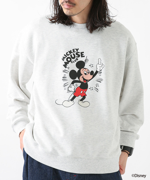 MICKEY MOUSE（ミッキーマウス）の「Disney100/ミッキーマウス/スウェット（スウェット・メンズ・チャコールグレー/グレー/グリーン系その他・MEDIUM/LARGE）」の7枚目の写真