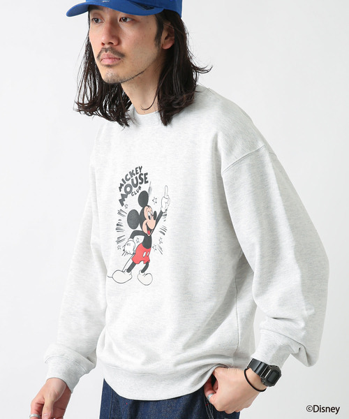 MICKEY MOUSE（ミッキーマウス）の「Disney100/ミッキーマウス/スウェット（スウェット・メンズ・チャコールグレー/グレー/グリーン系その他・MEDIUM/LARGE）」の10枚目の写真