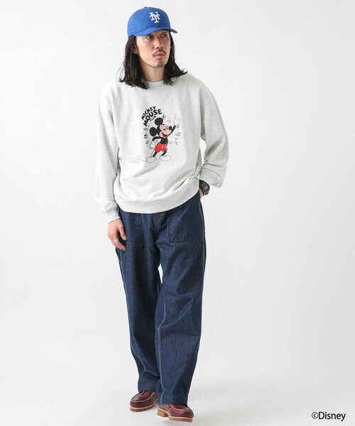 MICKEY MOUSE（ミッキーマウス）の「Disney100/ミッキーマウス/スウェット（スウェット・メンズ・チャコールグレー/グレー/グリーン系その他・MEDIUM/LARGE）」の19枚目の写真