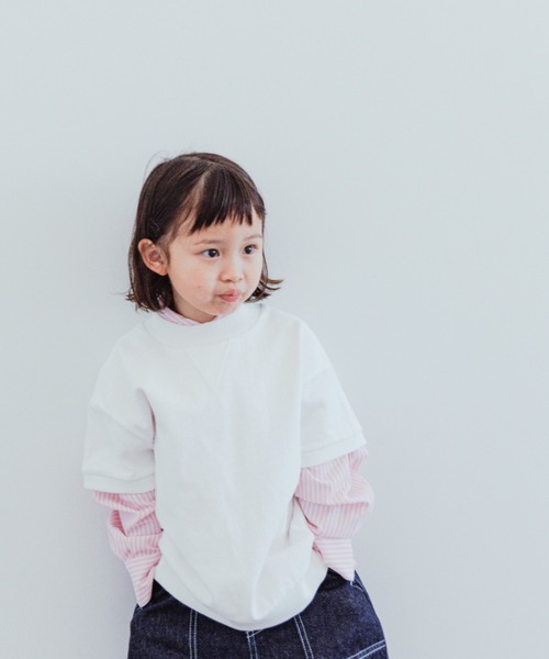 LOWRYS FARM(ローリーズファーム)の「USAプリントTシャツ* 180056(Tシャツ/カットソー・キッズ・ホワイト/ブラック/ブルー/ピンク・110cm/120cm/130cm/140cm/150cm)」の21枚目の写真