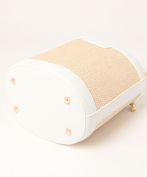 SMIR NASLI（サミールナスリ）の「ビスキー無地バケットショルダーバッグ（ショルダーバッグ・レディース・ブラウン/ホワイト/ブラック・9）」の20枚目の写真