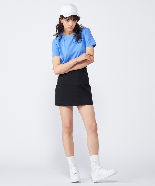 TOMMY HILFIGER(トミーヒルフィガー)の「【オンライン限定】ミニマルロゴTシャツ(Tシャツ/カットソー・レディース・アイボリー/ブルー/ネイビー/ライトグリーン・MEDIUM/SMALL/X-SMALL)」の10枚目の写真
