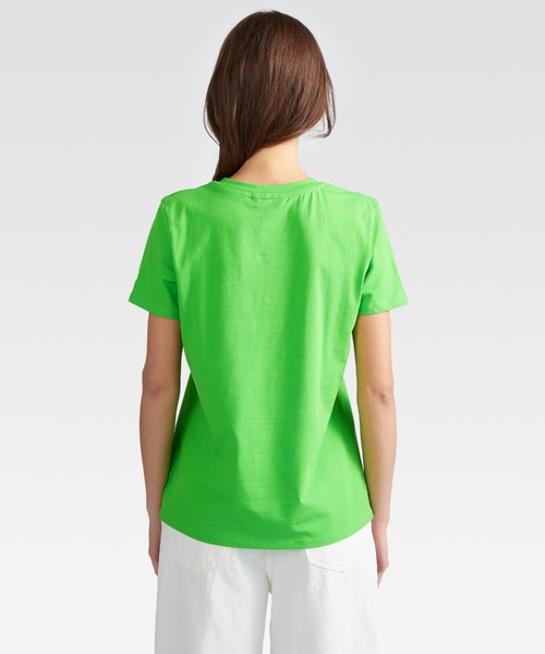 TOMMY HILFIGER(トミーヒルフィガー)の「【オンライン限定】ミニマルロゴTシャツ(Tシャツ/カットソー・レディース・アイボリー/ブルー/ネイビー/ライトグリーン・MEDIUM/SMALL/X-SMALL)」の22枚目の写真