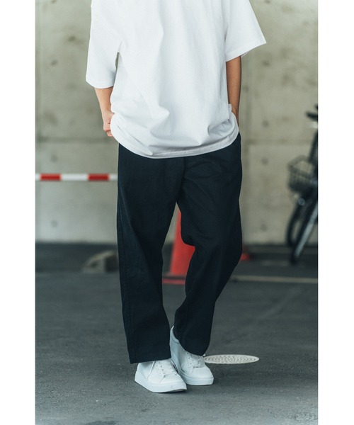 DEVICE（デバイス）の「【DEVICE ORIGINAL】 コットン100％ シェフパンツ スラックス（スラックス・メンズ・ブラック・FREE）」の3枚目の写真