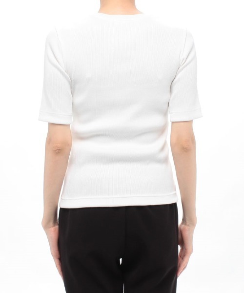 【セール】ディープUネックRIBプルオーバー(Tシャツ/カットソー)|allureville(アルアバイル) 【セール】ディープUネックRIBプルオーバー(Tシャツ/カットソー)|allureville(アルアバイル)