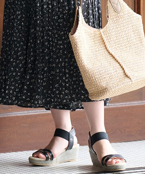 【セール】【美人百花7月号掲載】クラッシィウエッジゴム サンダル（サンダル）｜any SiS（エニィスィス） 5,201円