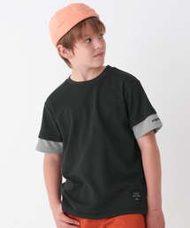 KRIFF MAYER Kid's Collection（クリフメイヤーキッズコレクション）の「カラさらりロゴフェイクT（Tシャツ/カットソー・キッズ）」