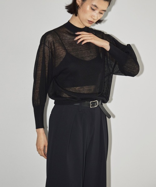 【美品】todayful バックオープンシアーニット TODAYFUL（トゥデイフル）の「バックオープンシアーニット