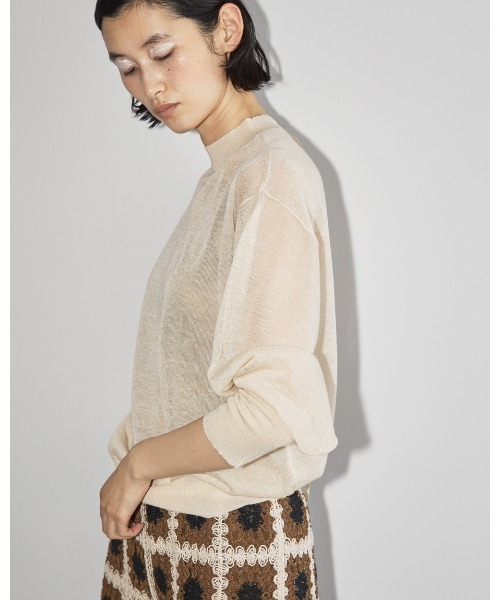 【美品】todayful バックオープンシアーニット TODAYFUL（トゥデイフル）の「バックオープンシアーニット