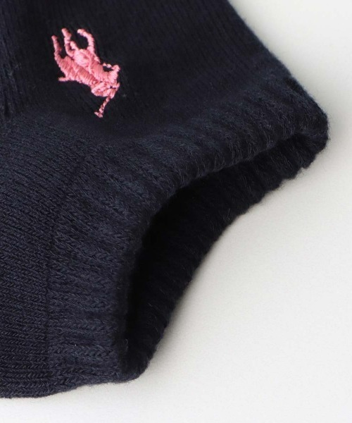 POLO RALPH LAUREN(ポロ ラルフ ローレン)の「【3足セット】POLO RALPH LAUREN レディース 足底パイル アーチサポート ワンポイント スニーカーソックス 93246912(ソックス/靴下・レディース・ブラック/マルチ/ホワイト/その他5/その他4・23-25cm)」の6枚目の写真