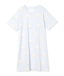 gelato pique（ジェラートピケ）の「【COOL】【JUNIOR】シロクマ柄冷感ワンピース（ルームワンピース・キッズ）」