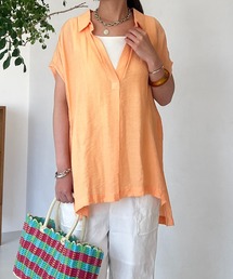 un dix cors（アンディコール）の「シワ加工スキッパーシャツ（シャツ/ブラウス）」