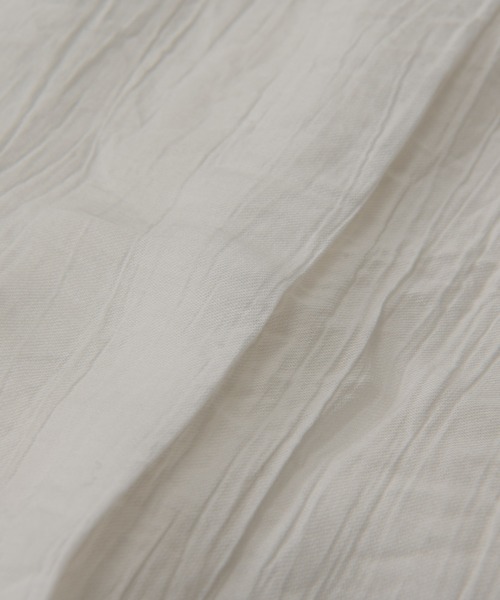 un dix cors（アンディコール）の「シワ加工スキッパーシャツ（シャツ/ブラウス・レディース・オフホワイト/ブラック/オレンジ・FREE）」の15枚目の写真