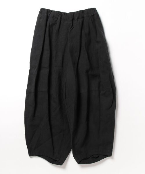 gomme（ゴム）の「フレンチリネン　ニードルパンツ（その他パンツ・レディース・ブルー/ブラック/キナリ・MEDIUM）」の13枚目の写真