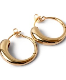 Ops.（オプス）の「ピアス フープピアス ボリューム シルバー925 金属アレルギー対応【micorra ミコラ】大ぶり（ピアス（両耳用））」