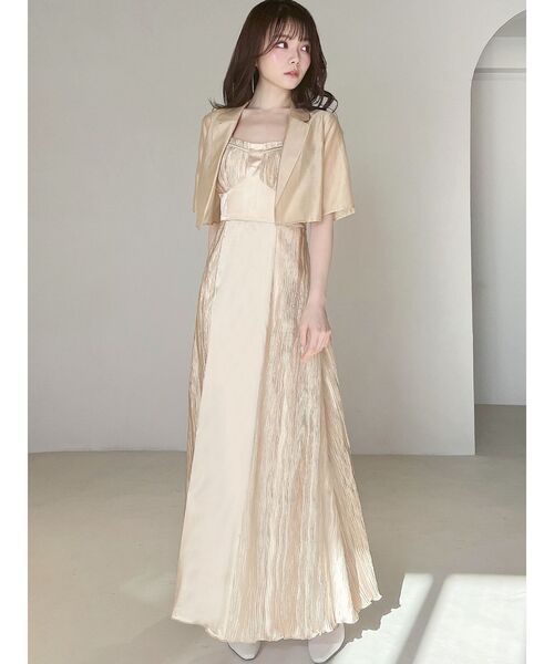 RESEXXY（リゼクシー）の「シアーテーラードジャケット【セットアップ着用可能】（テーラードジャケット・レディース・ブラック/ブルー/イエロー・FREE）」の6枚目の写真