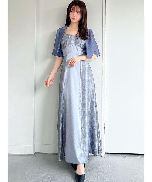 RESEXXY（リゼクシー）の「シアーテーラードジャケット【セットアップ着用可能】（テーラードジャケット・レディース・ブラック/ブルー/イエロー・FREE）」の9枚目の写真