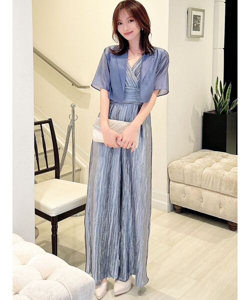 RESEXXY（リゼクシー）の「シアーテーラードジャケット【セットアップ着用可能】（テーラードジャケット・レディース・ブラック/ブルー/イエロー・FREE）」の18枚目の写真